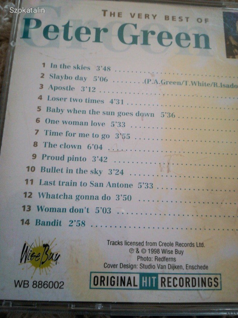 Cd - Peter Green - Very best