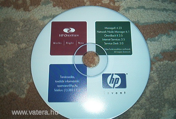 Szoftver program HP demó / reklám CD-ROM