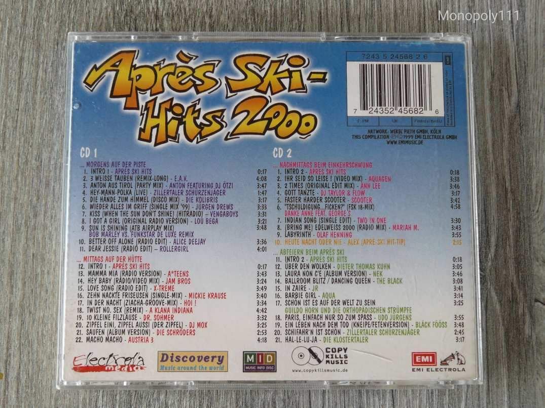 Aprés Ski-Hits 2000 dupla CD