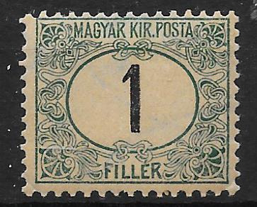 1903. Zöldportó 1 f , falcnyomos ( 1000 )