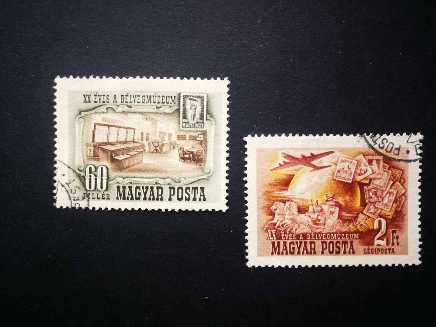 Magyarország 1950 Bélyegmúzeum pecsételt katalógus ár 5000 Ft G3