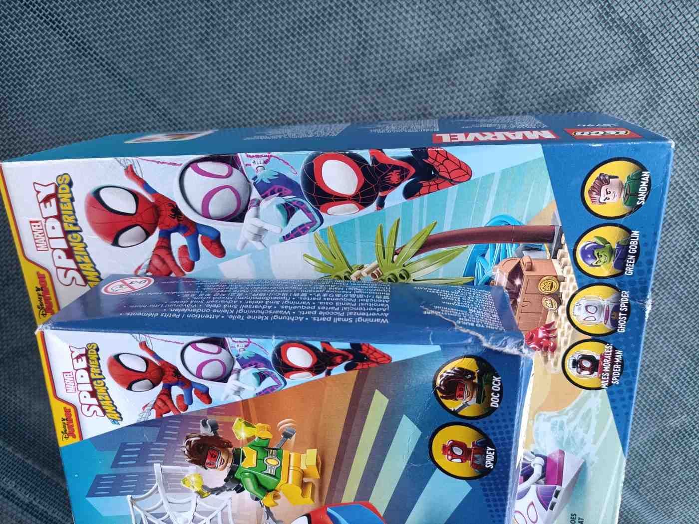 2 db Lego üres papírdoboz Marvel