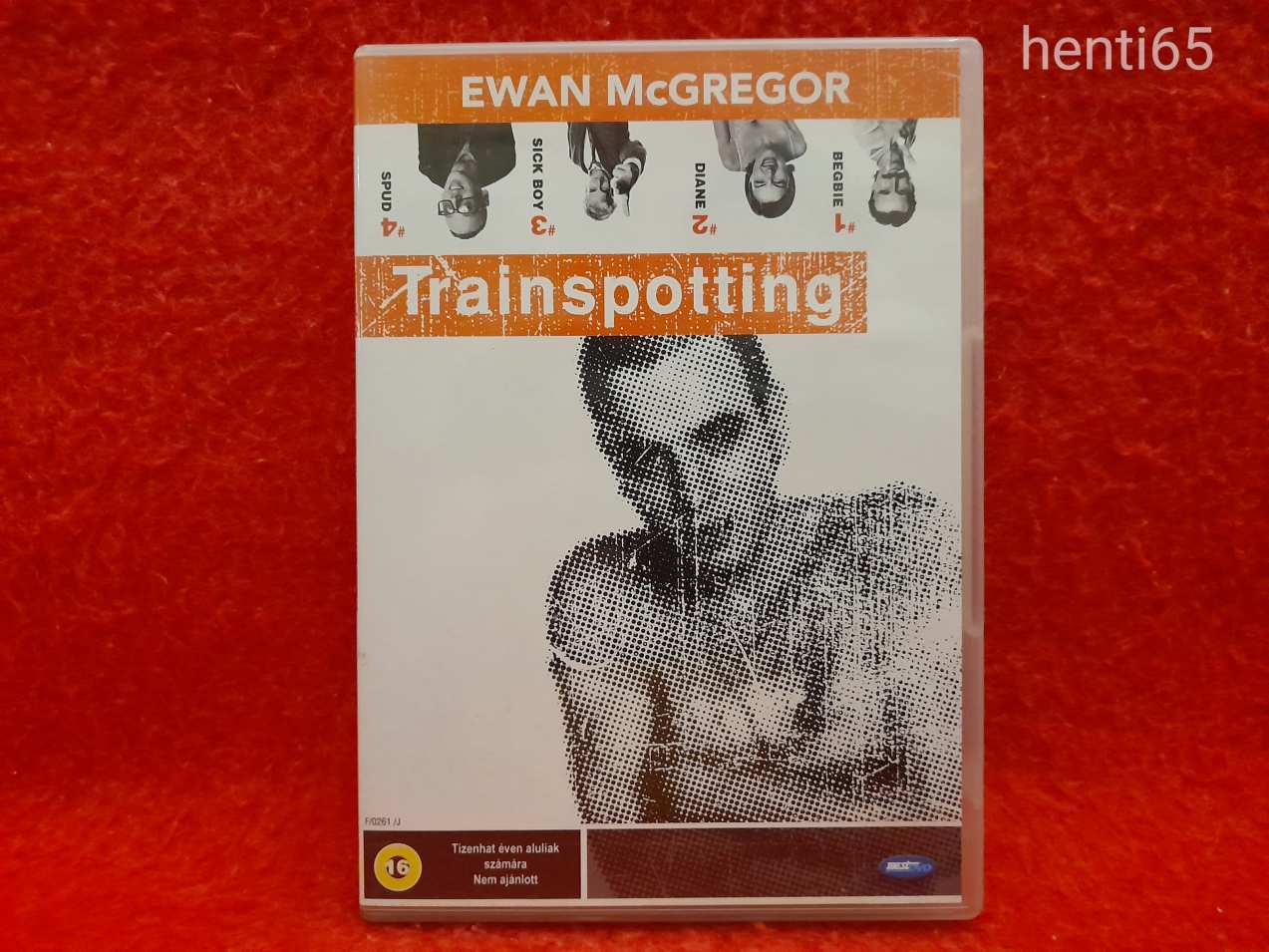 TRAINSPOTTING     -       újszerű  ,  DVD  !!!  Ewan McGregor