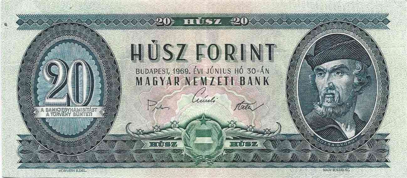 20 forint 1969. 3.