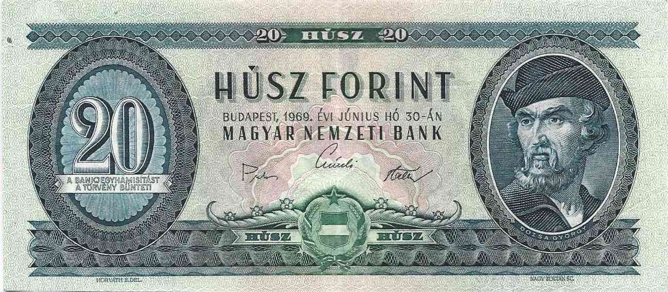 20 forint 1969. 3.