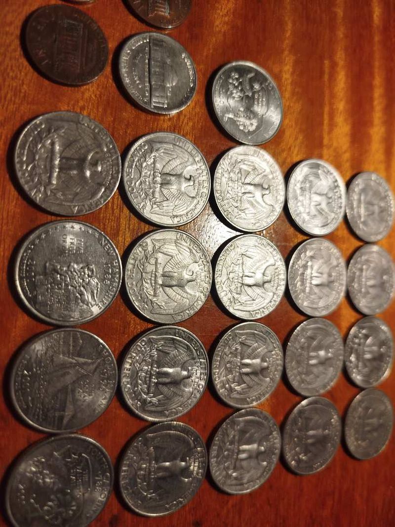 USA 1/4 dollárosok, centek