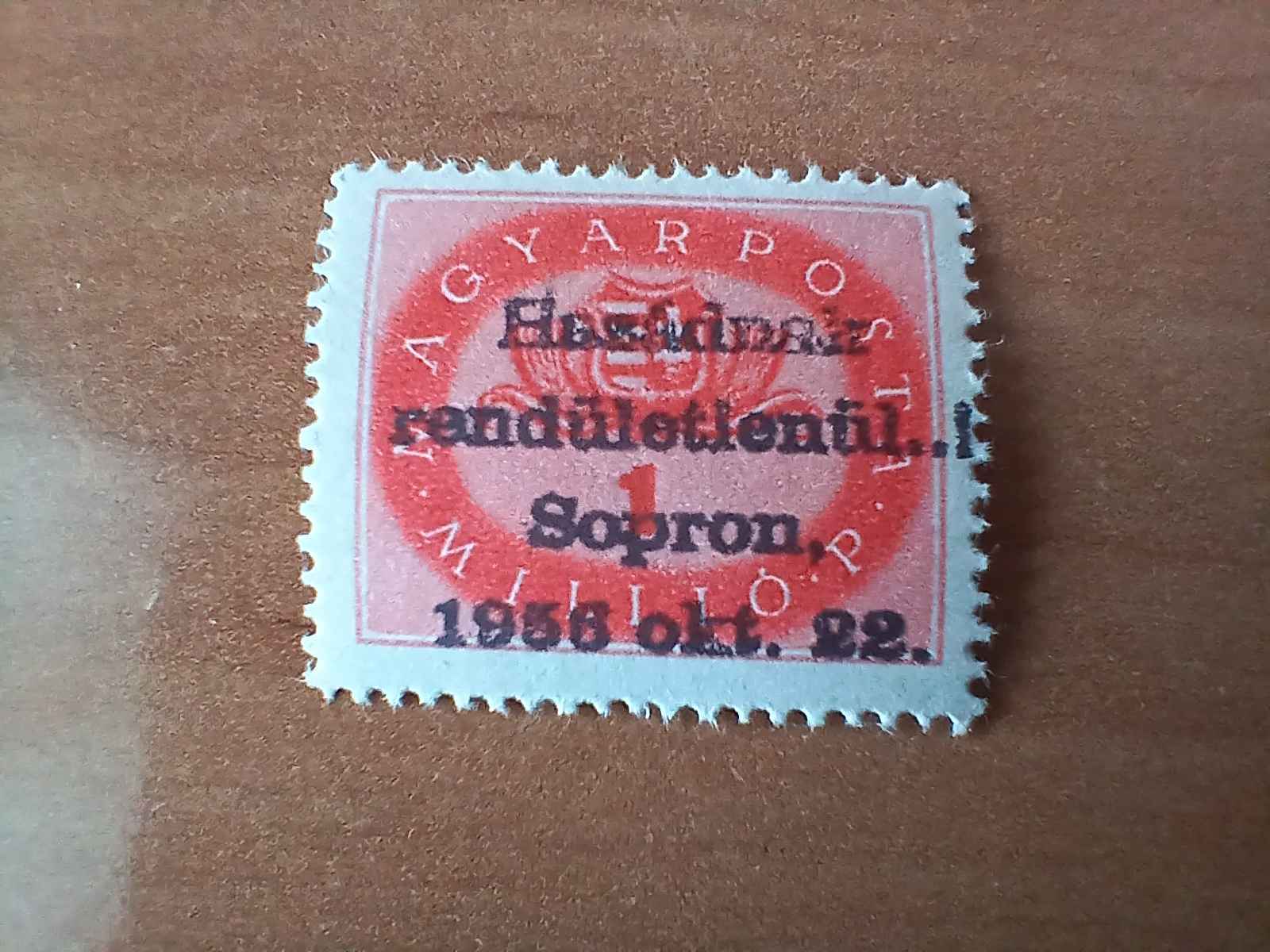 S0276 Magyar 1956 Soproni felülnyomas kat. 60000 HUF