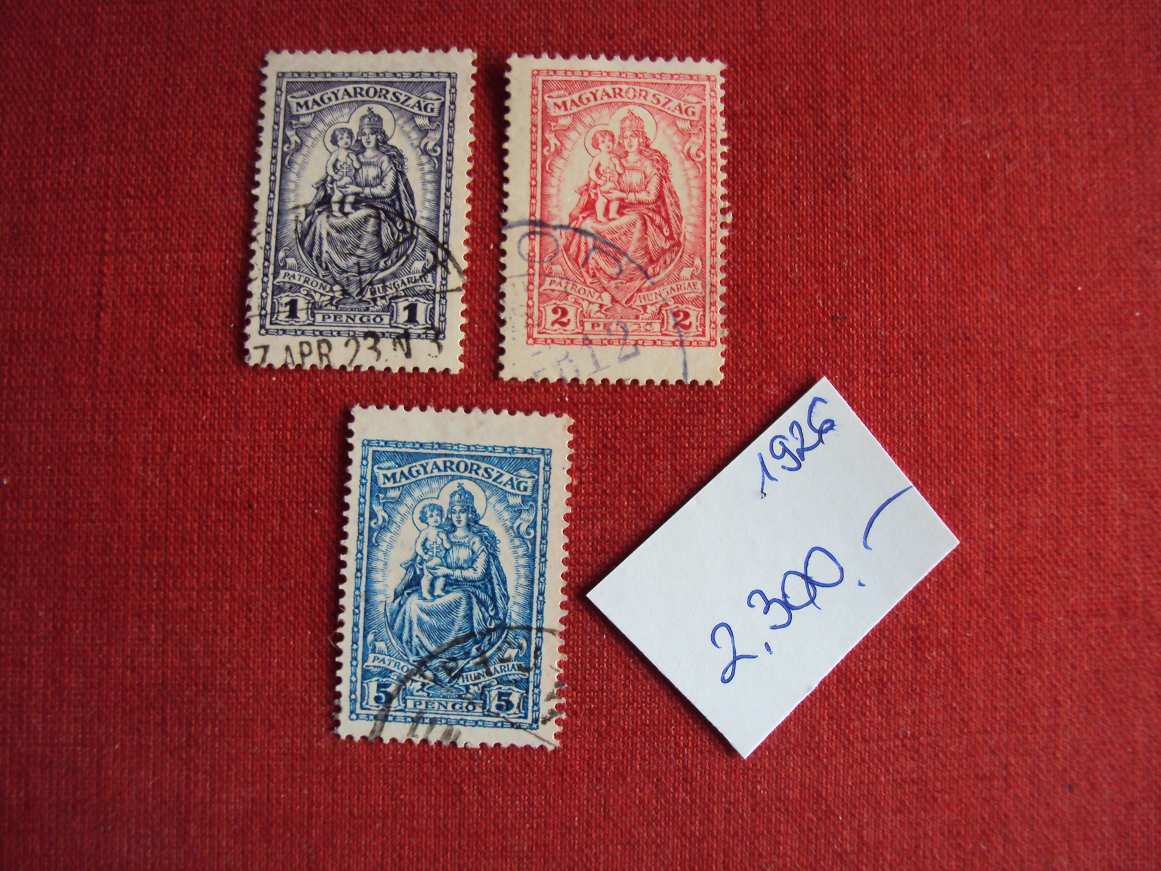 1926 keskeny Madonna pecsételt sor - eladó