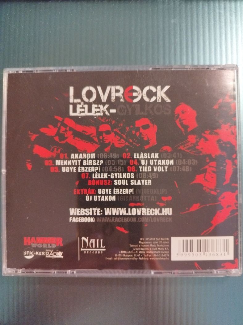 LOVRECK - LÉLEK-GYILKOS                     (2011)    CD