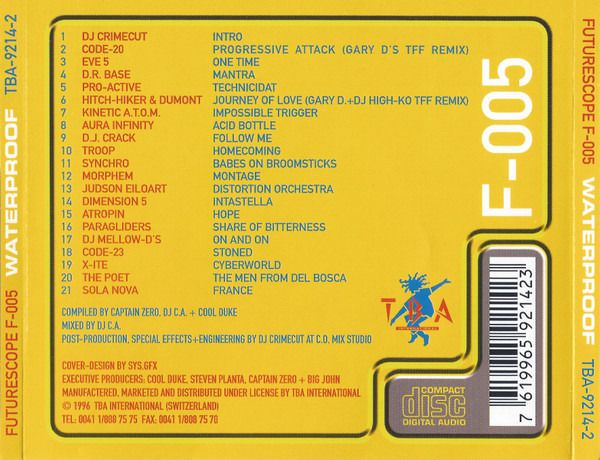 Futurescope Waterproof - válogatás CD