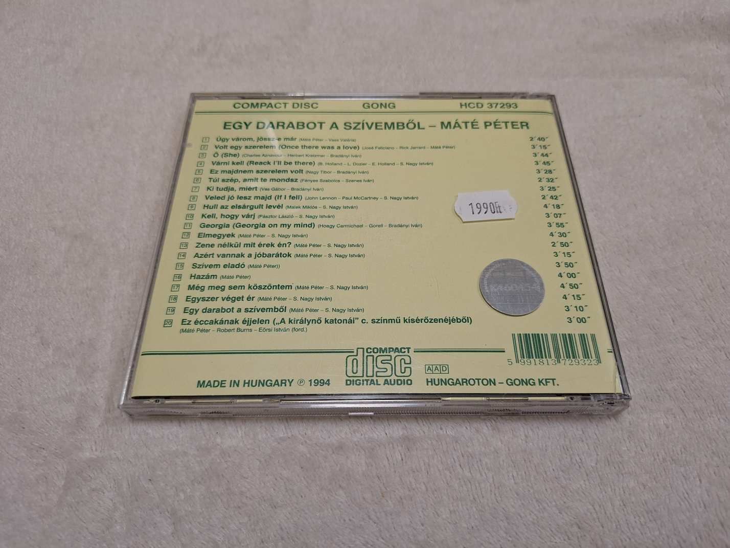 Máté Péter - Egy Darabot A Szívemből CD