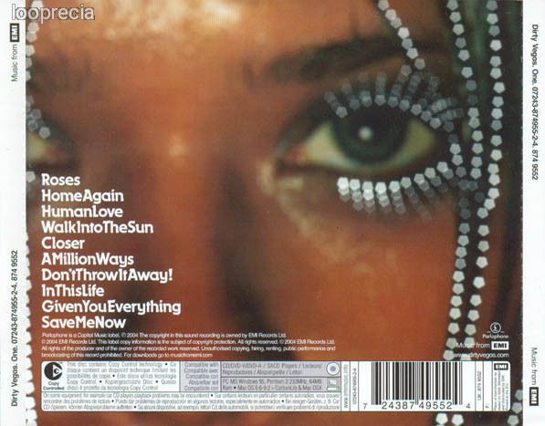 Dirty Vegas - One CD