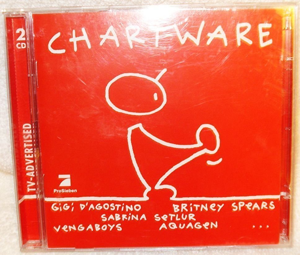Chartware (2000) német dupla house CD Zyx