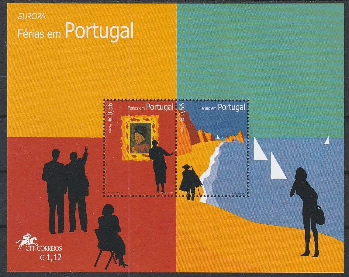 Portugália  Postatiszta Blokk
