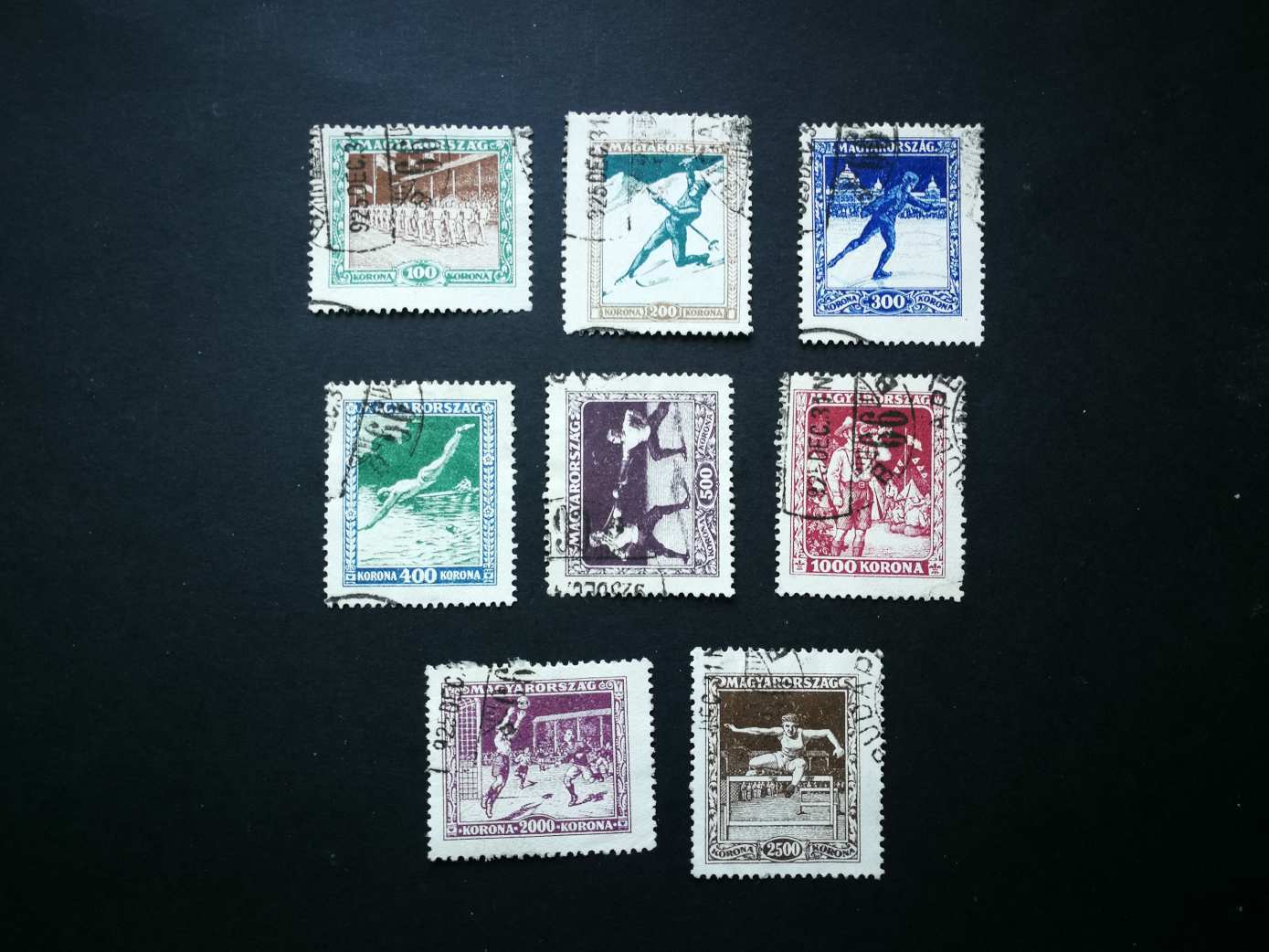 Magyarország 1925 Sport I. pecsételt kat. ár 11000 Ft H