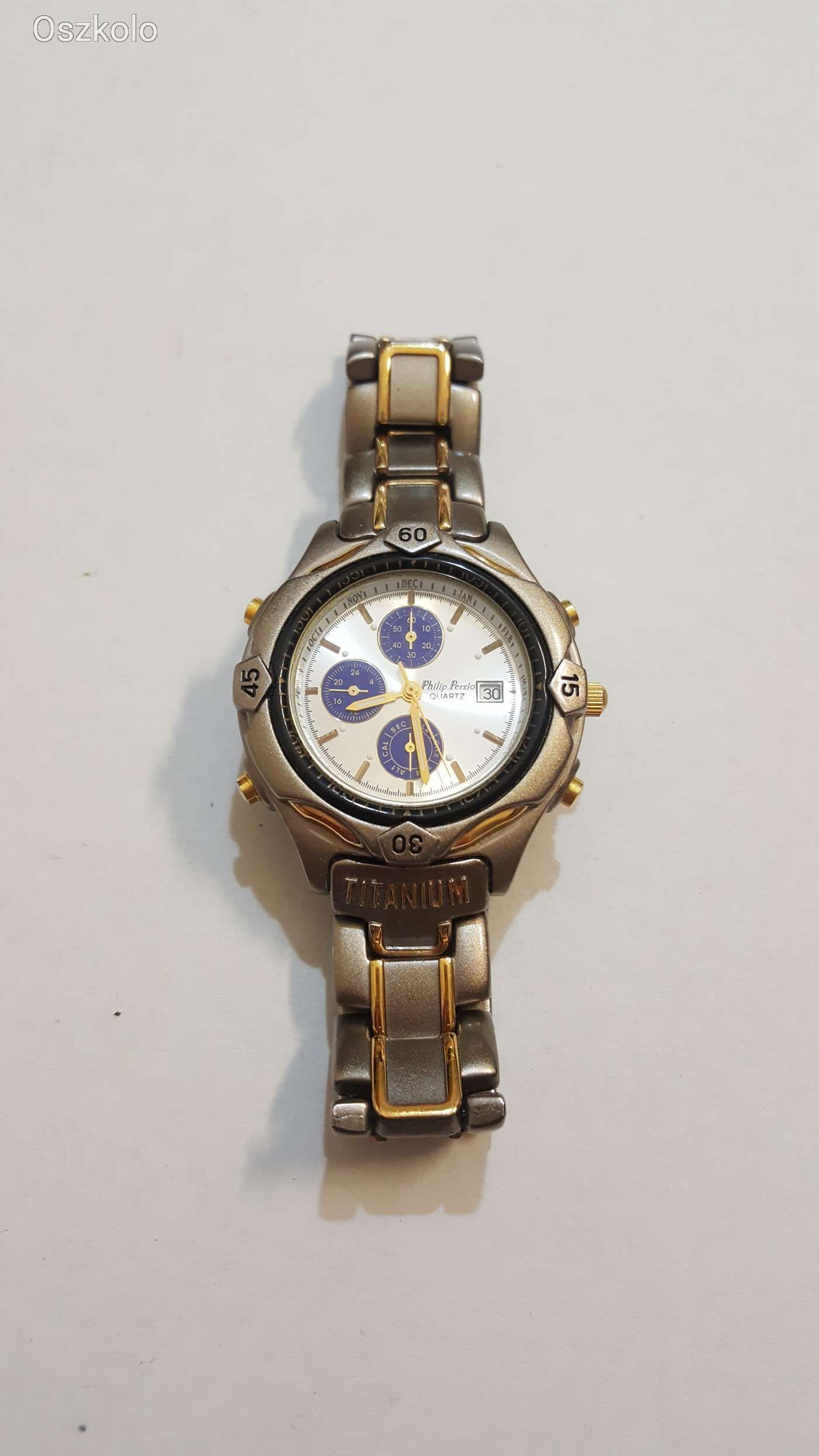 Philip Persio Quartz Titanium férfi óra