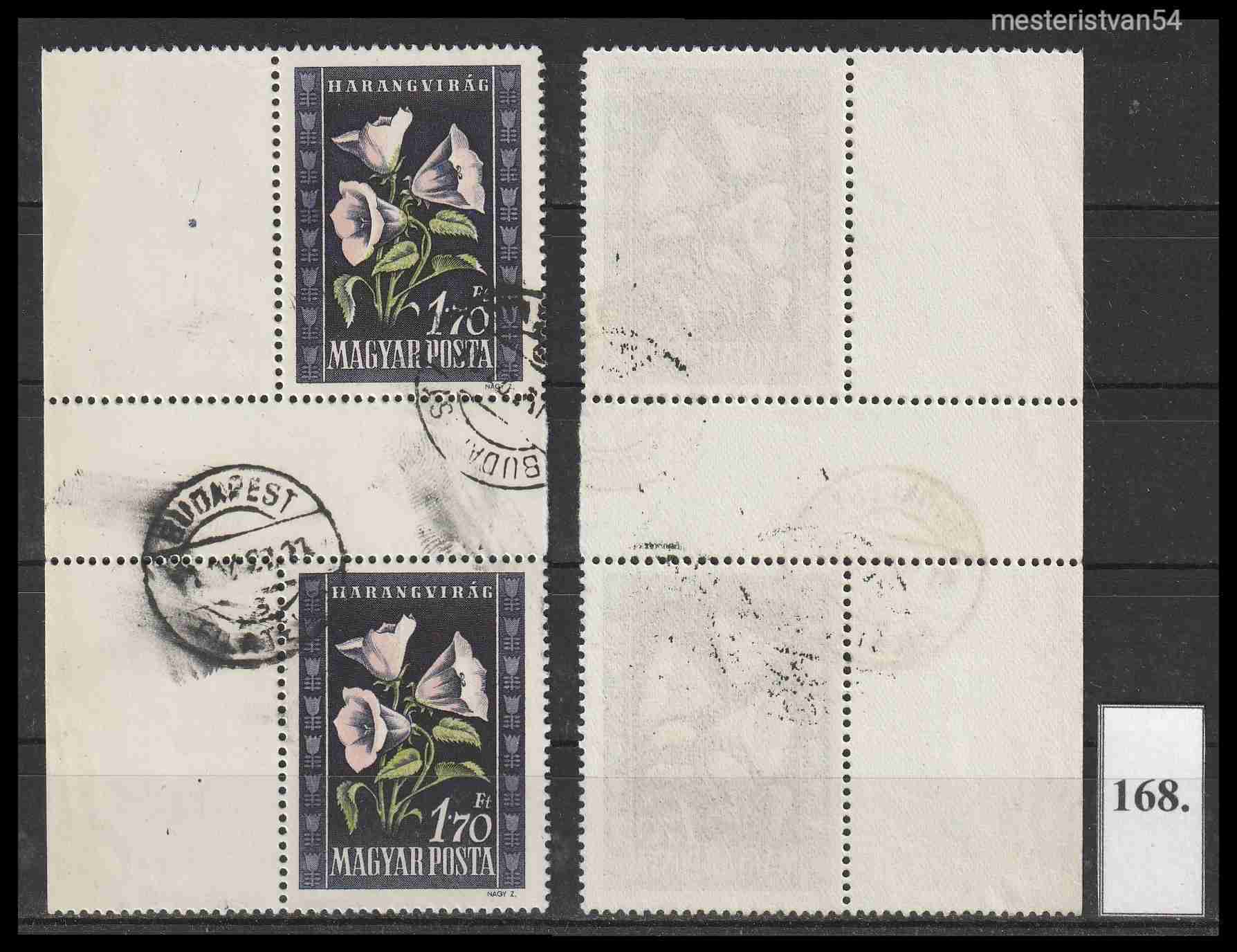1950. Virág (I).Ívközéprészes pár. N-168
