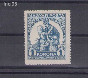 1920, Hadifogoly, 348 postatiszta bélyeg, A vízjel
