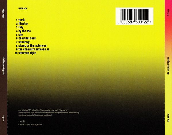 Suede - Coming Up CD