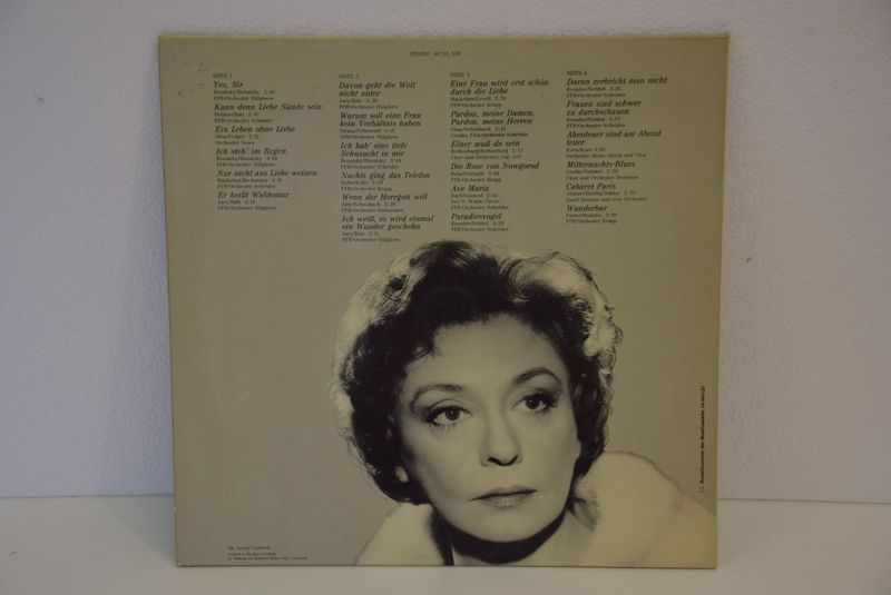 ZARAH LEANDER - ICH WEIS,ES WIRD EINMAL EIN WUNDER GESCHEHN - B002