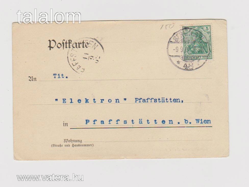 1902. Deutsche Reich lev. lap(397)