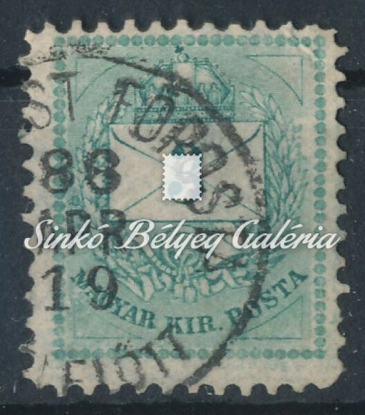 1881. Színesszámú krajcáros 3kr