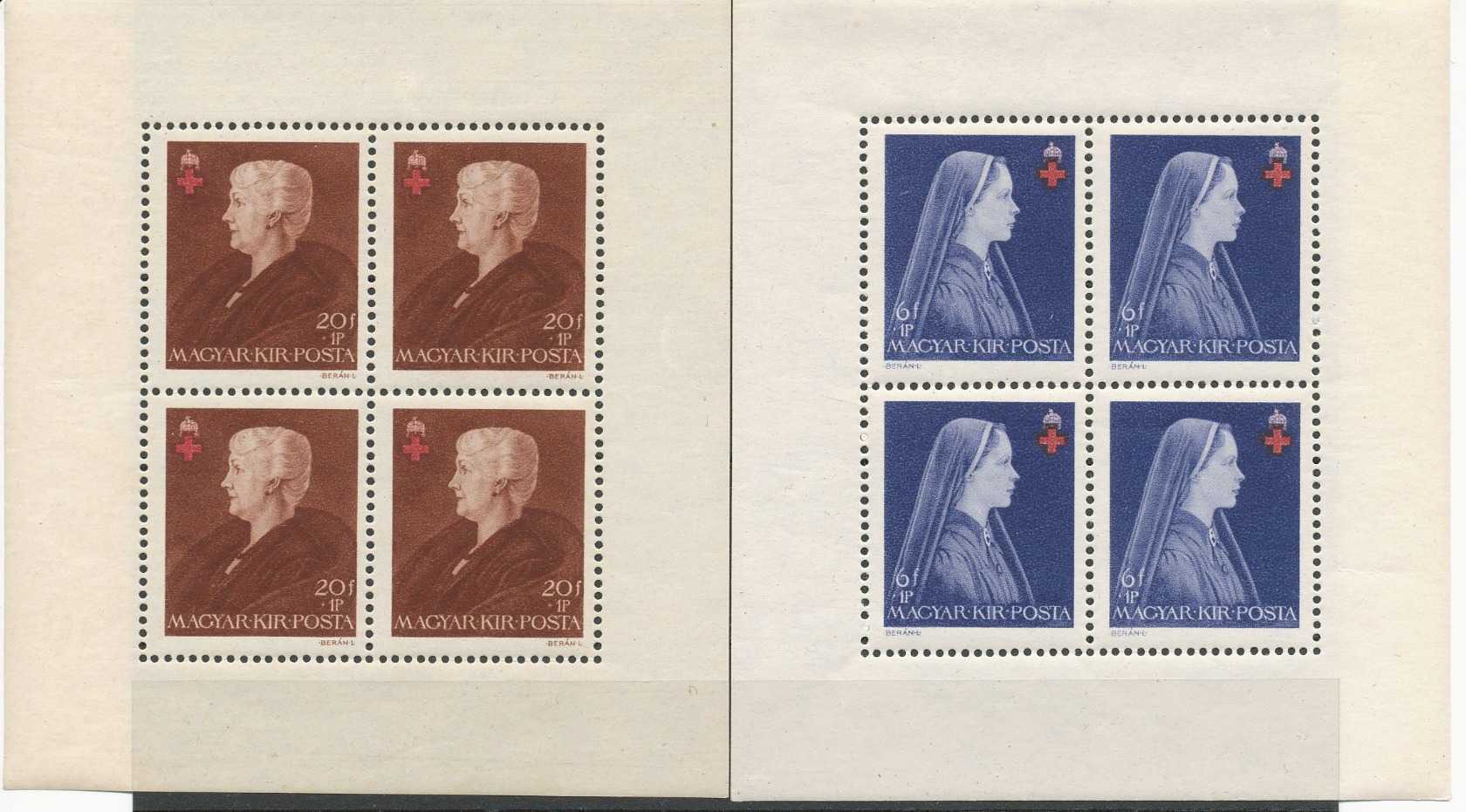 1942. Vöröskereszt (II.) kisívsor