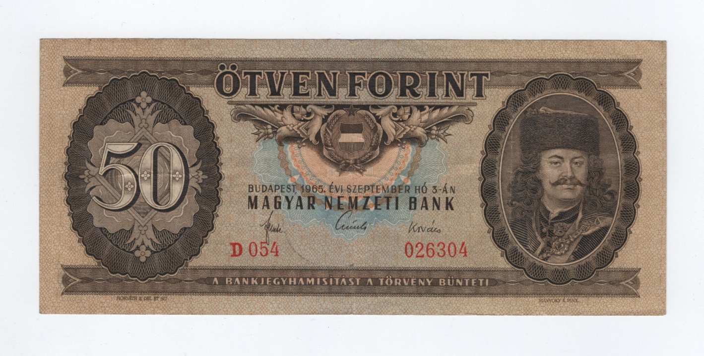 1965 50 forint VF