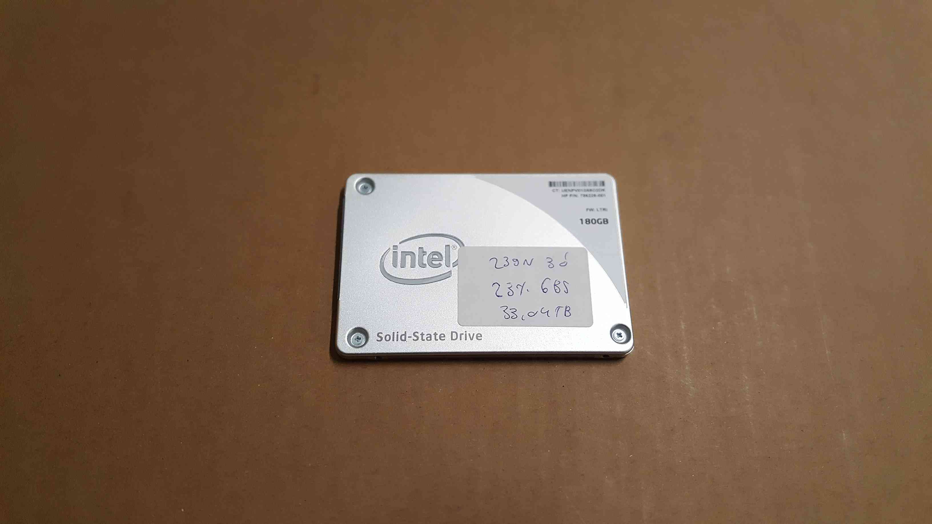 Intel Pro 2500s 180GB