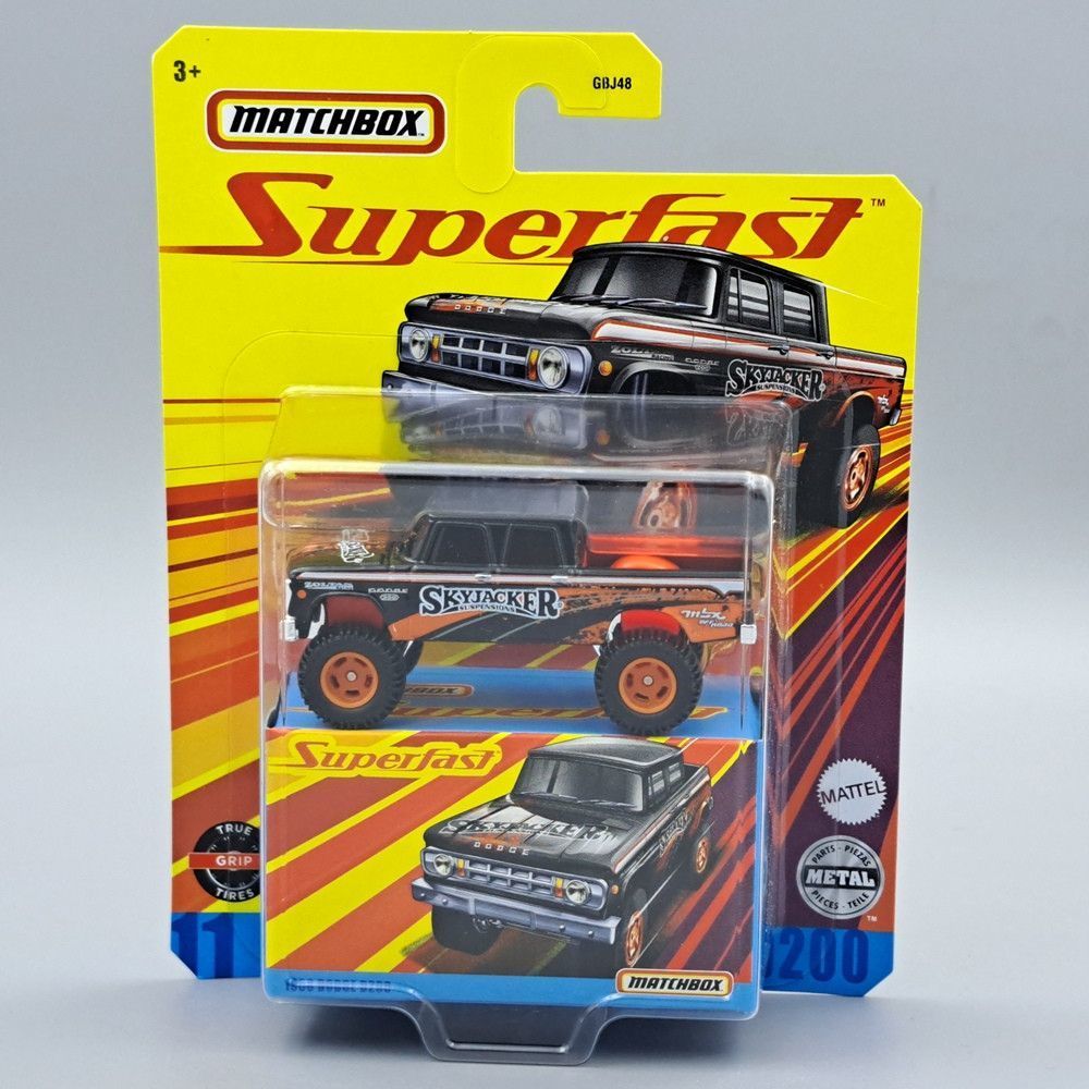 Dodge D200 1968 Matchbox Superfast