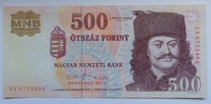 500 forint 2011 EF - EA