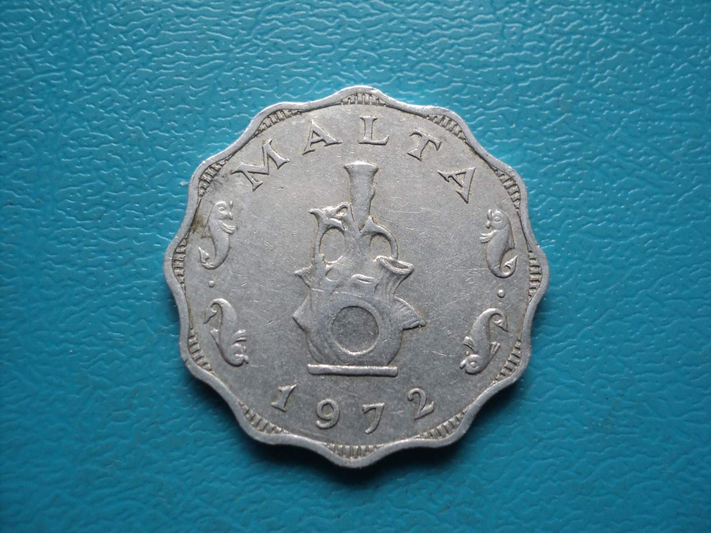 Málta, 5.- Mils, 1972.