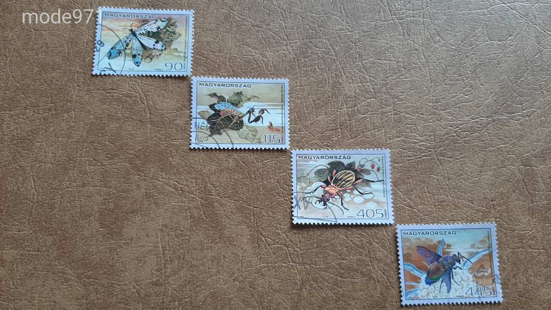 Pecsételt bélyeg 2014 Magyarország állatvilága 8. - ragadozó rovarok  Kat: 2110 Ft