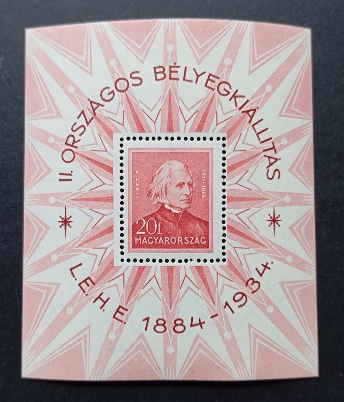 Magyarország 1934 LEHE blokk G3