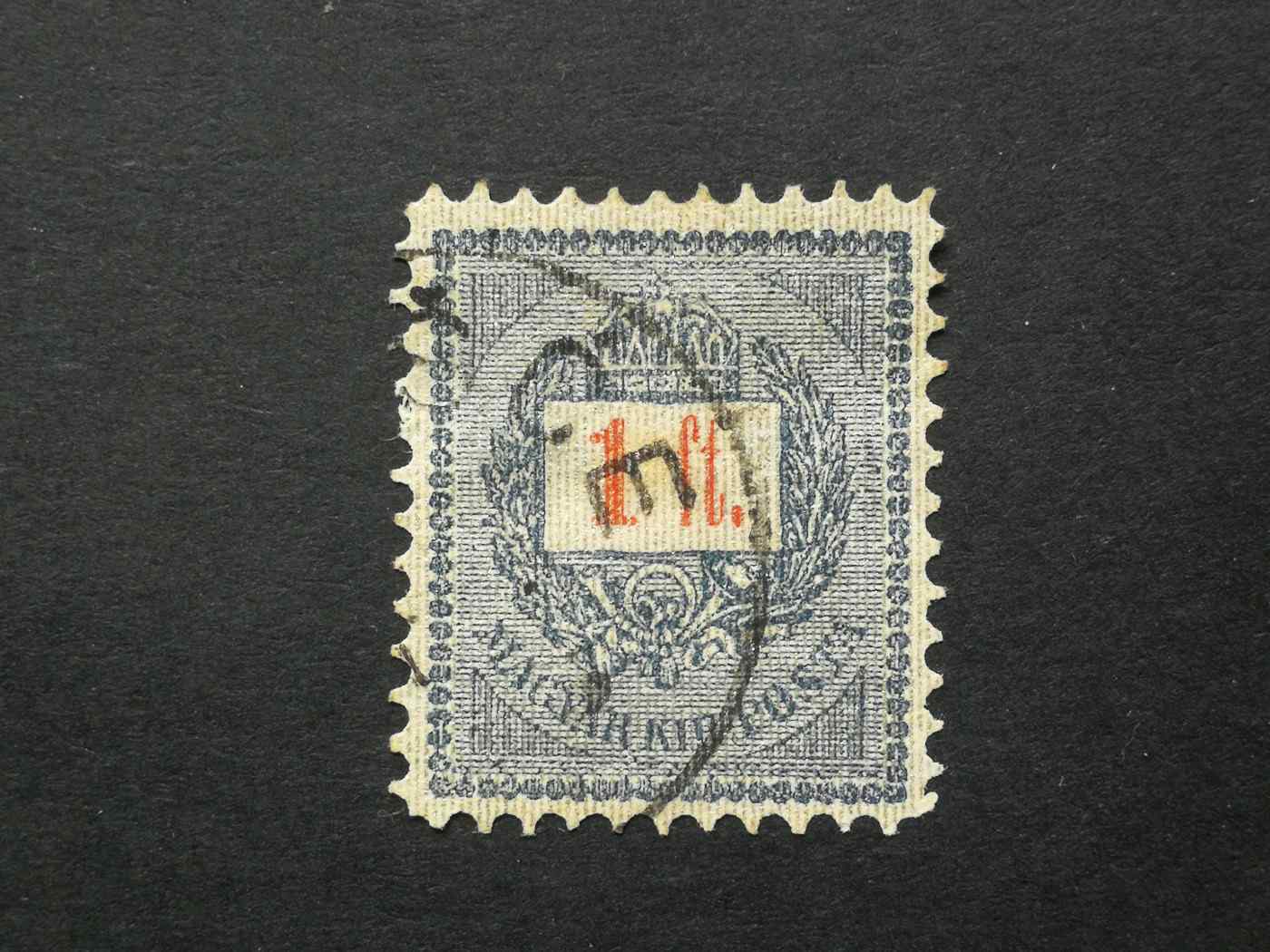 Magyarország 1888 Feketeszámú 1 Ft. (BELI)ŠČE Gudlin 100 D