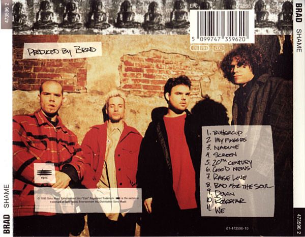 Brad - Shame CD