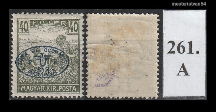 1919.Debrecen -Román megszállás (II.) November 21. A-261