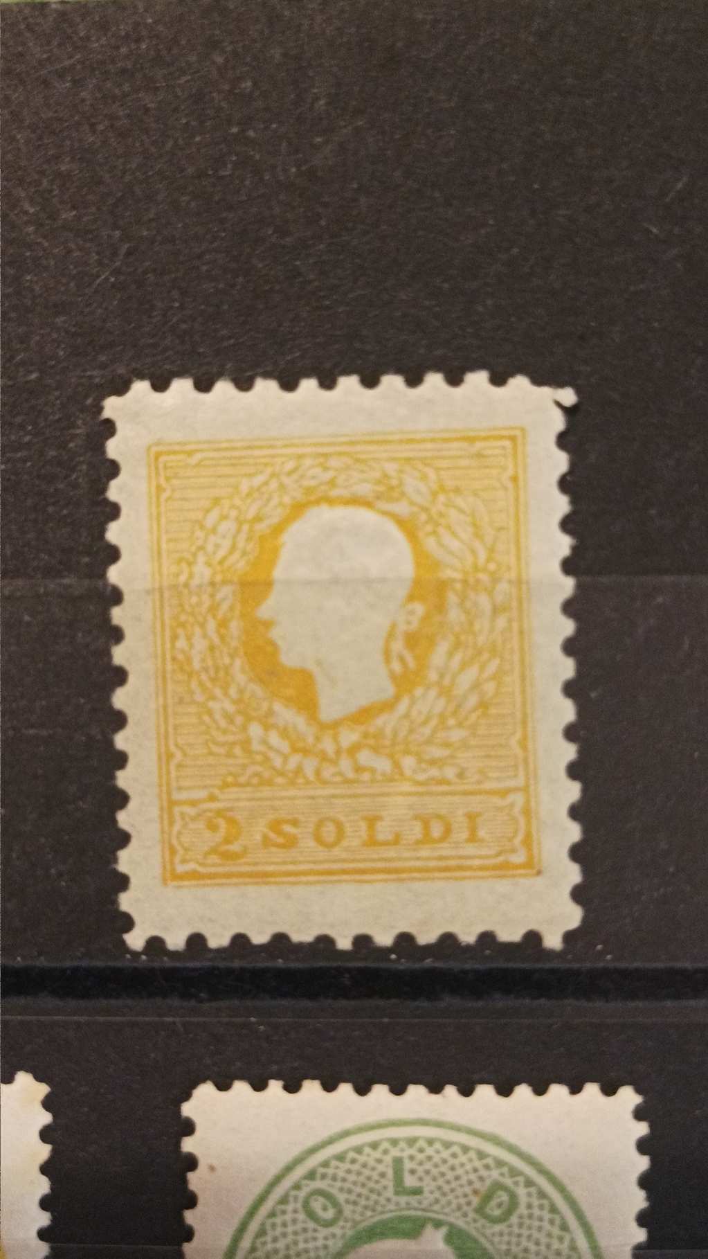 1858. Könyvnyomat dombornyomással 2 soldi 1894-es újnyomata. **