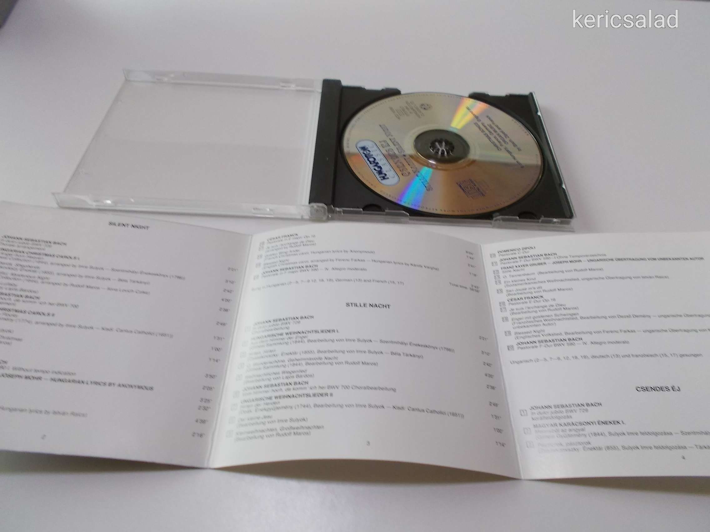 Csendes éj - Silent night cd 1994