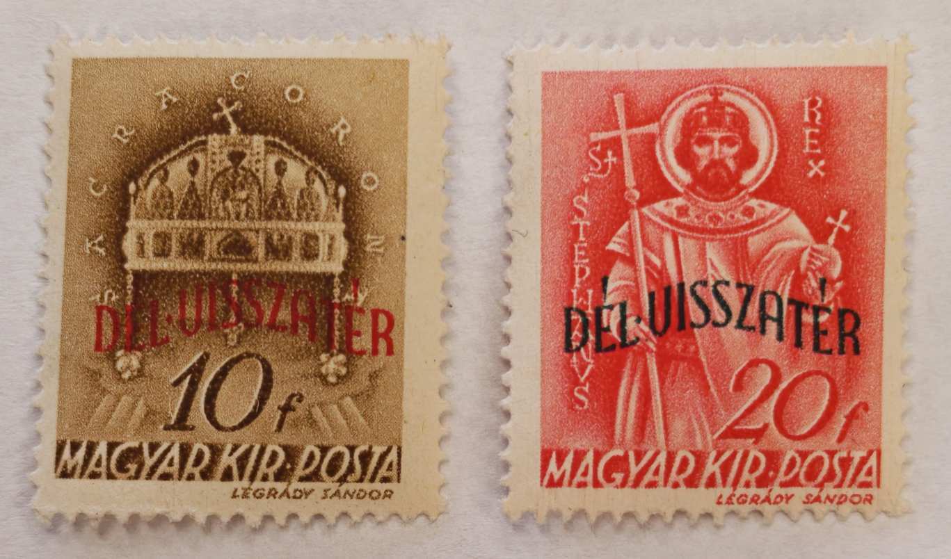 1941 Dél Visszatért Bélyegpár (**)