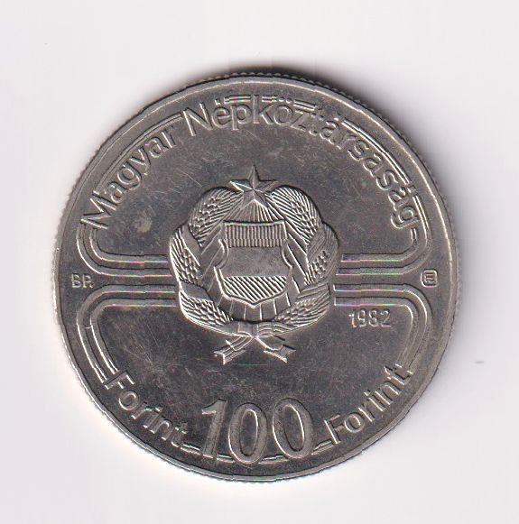 1982.BU Labdarúgó VB. 100 Forint