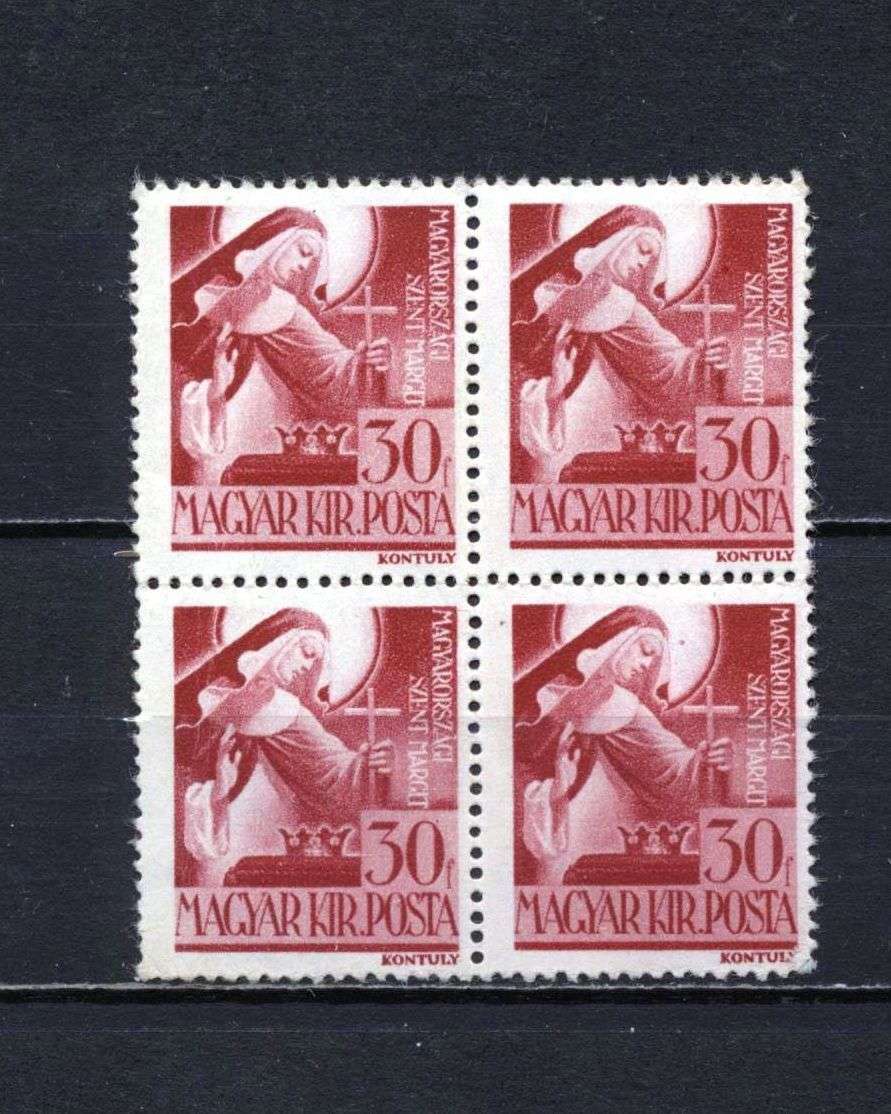 Tévnyomat! 1944 szent Margit négyestömb, benne piros folt és folt a képmezőben