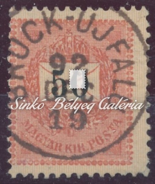 1889 feketeszamu krajcaros 50kr bruck-ujfalu