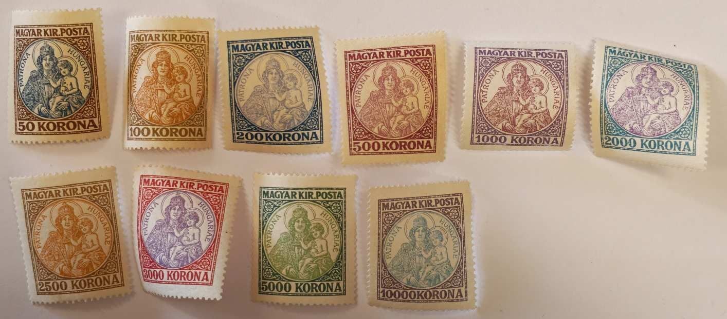 1921/25 Koronás Madonna Teljes Sor (**)
