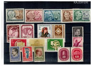 POSTATISZTA SOROK BÉLYEGEK 1953