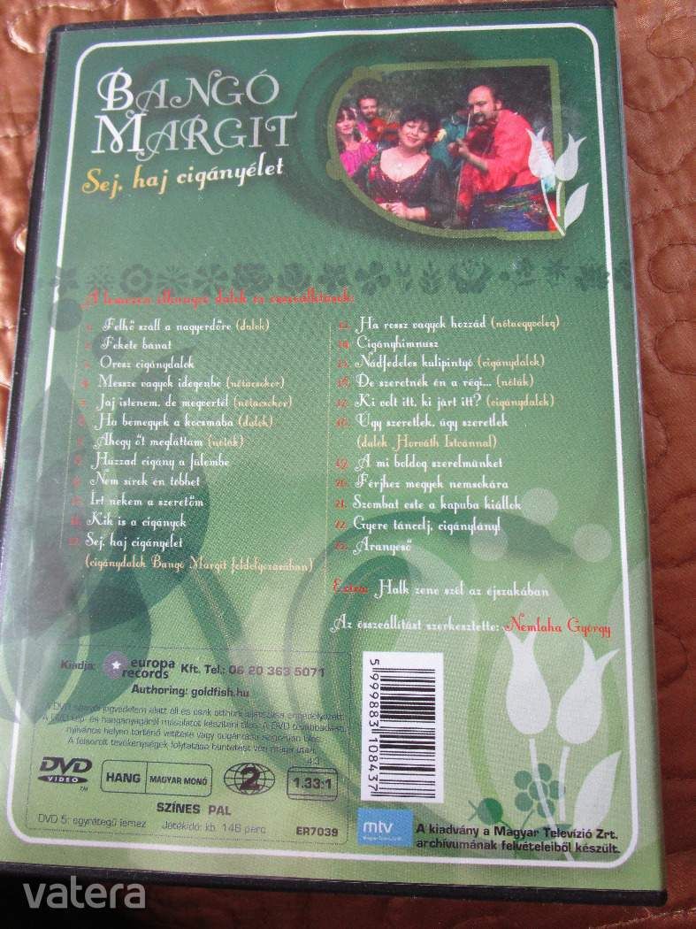 BANGÓ MARGIT SEJ, HAJ CIGÁNYÉLET DVD FILM (meghosszabbítva: 3529772315 ...