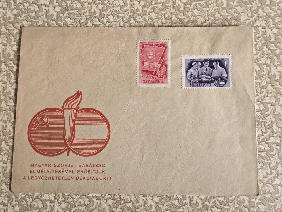 Magyar Szovjet barátság 1951 FDC