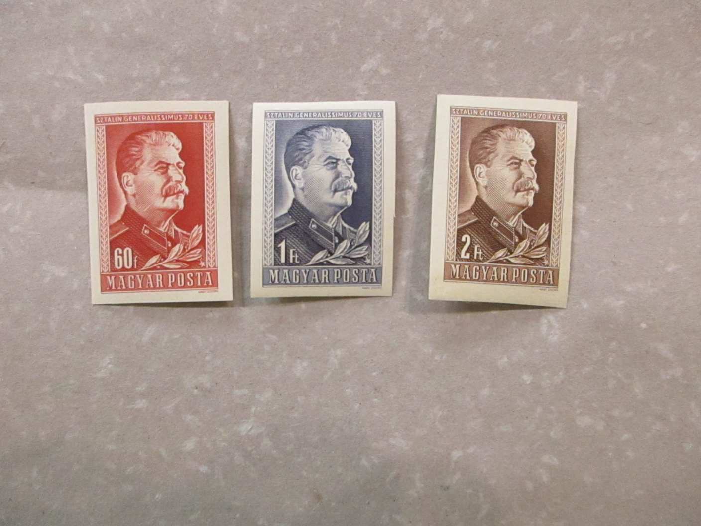 1949/50.   Sztálin vágott sorozat**
