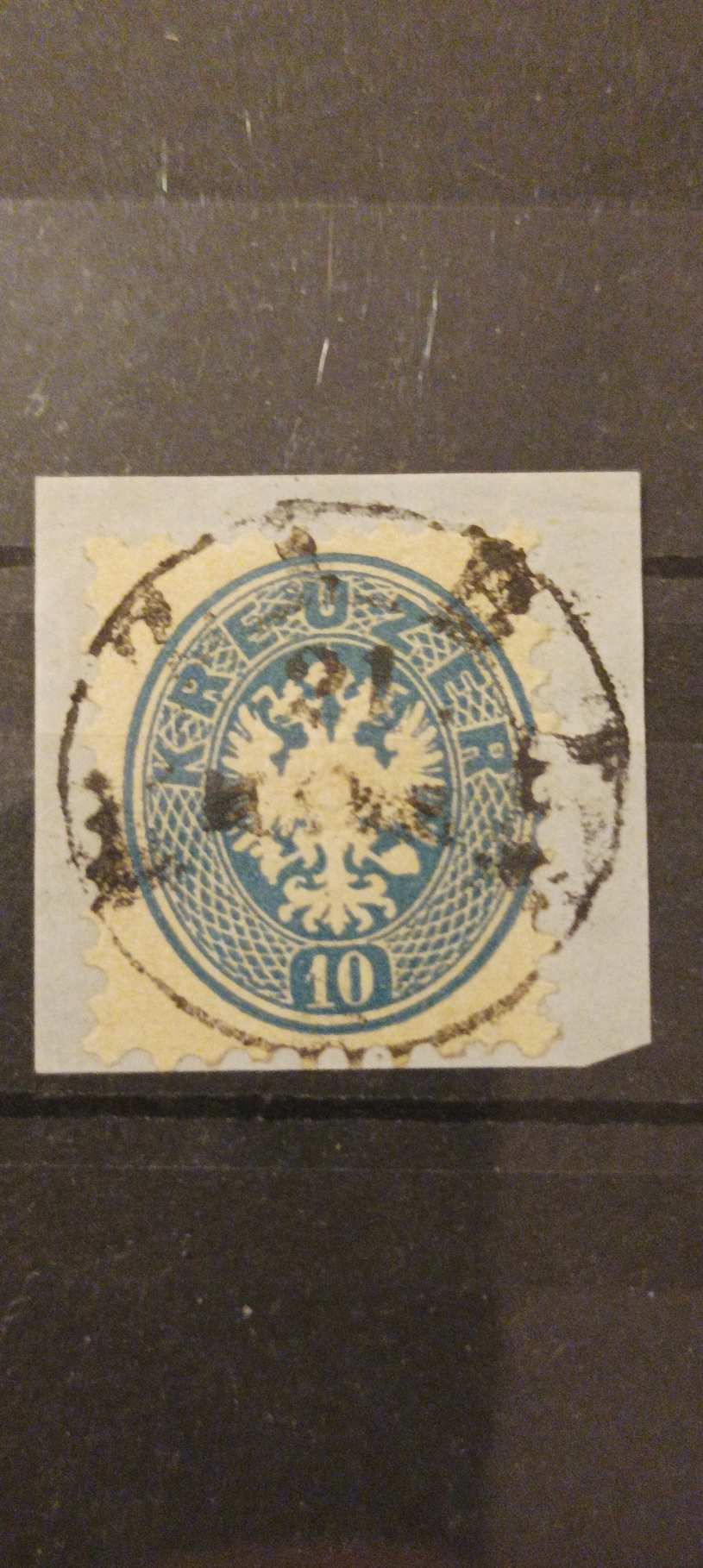 1863-64 konyvnyomat dombornyomassal 10kr