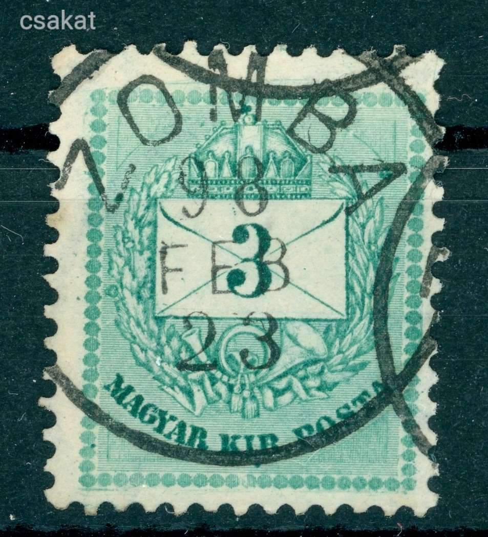 1881 krajcáros ZOMBA bélyegzés Abaúj-Torna Gudlin E3.20 / 80p (e03)